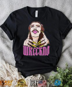 Wreckno cartoon wreckno merch wreckno butterfly beanie Tee