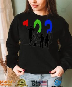 Paint by Numbers 1 2 3 art shirt