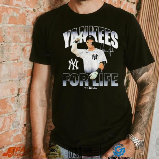 Aaron Judge New York Yankees For Life Signature Shirt