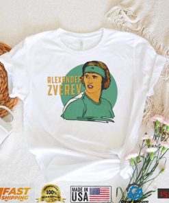 Alexander Zverev Champion Green Art Shirt