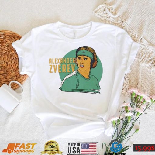 Alexander Zverev Champion Green Art Shirt