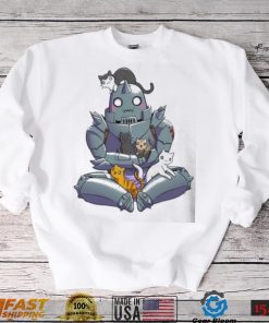 Alphonse Elric Fullmetal Alchemist Brotherhood Cats Design Shirt