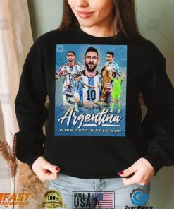 Argentina Football Wins 2022 World Cup Shirt Hoodie