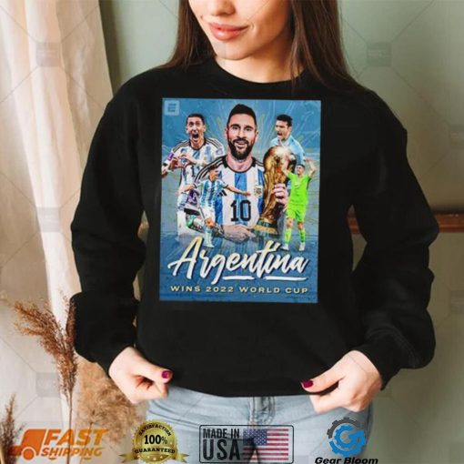 Argentina Football Wins 2022 World Cup Shirt Hoodie