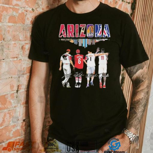 Arizona Skyline Sports Team Players Signatures Shirt