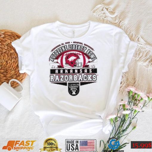 Arkansas Razorbacks 2022 Autozone Liberty Bowl T shirt