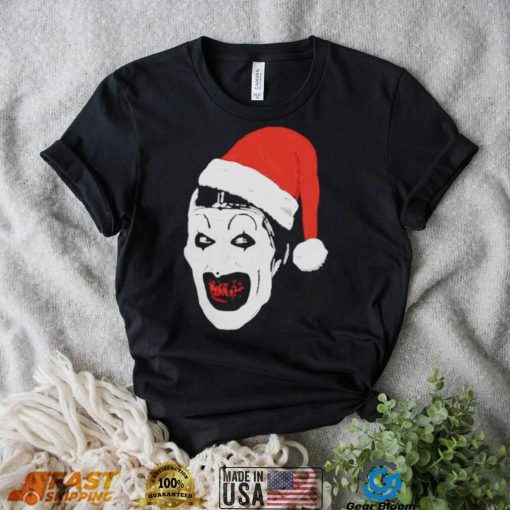 Art Christmas Terrifier Santa Tee Shirt