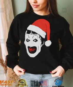 Art Christmas Terrifier Santa Tee Shirt