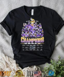 As One Skol Vikings NFC North Champions 2022 Signatures Shirt