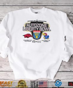 Autozone Liberty Bowl 2022 University Of Kansas vs University Of Arkansas shirt