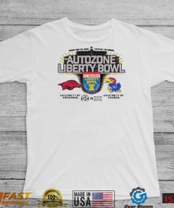 Autozone Liberty Bowl 2022 University Of Kansas vs University Of Arkansas shirt