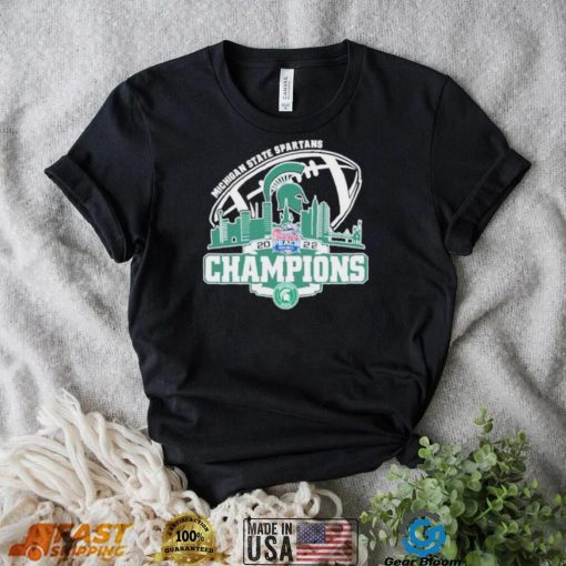 Awesome michigan State Spartans Chick Fil Peach Bowl City Champions 2022 shirt