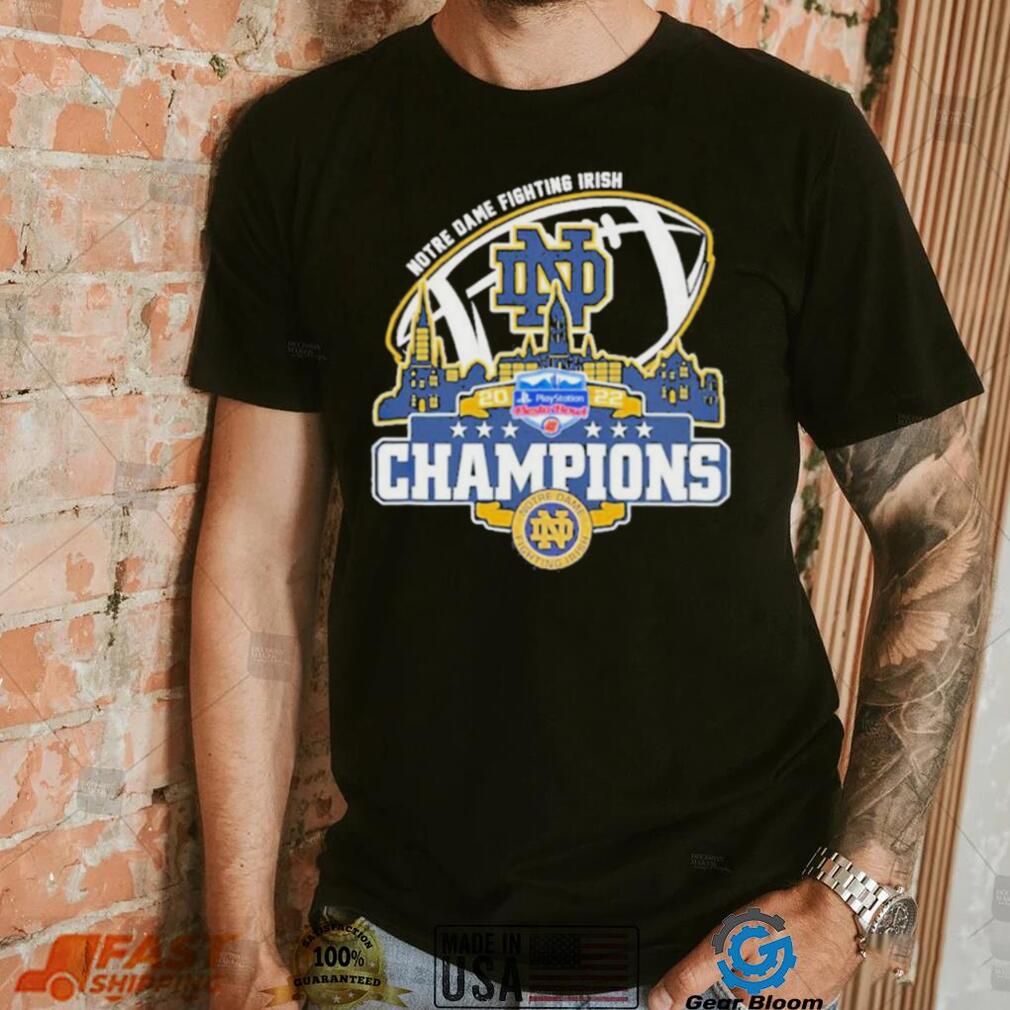 Awesome notre Dame Fighting Irish Logo Playstation City Champions 2022 shirt Awesome notre Dame Fighting Irish Logo Playstation City Champions 2022 shirt