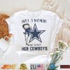 Just A Woman Who Loves Her Cowboys Shirt