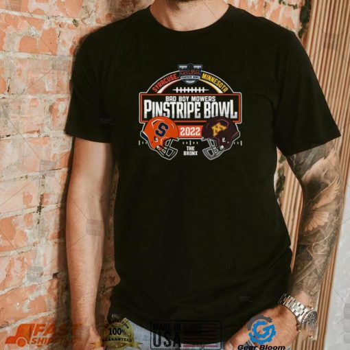 Syracuse orange 2022 pinstripe bowl shirt