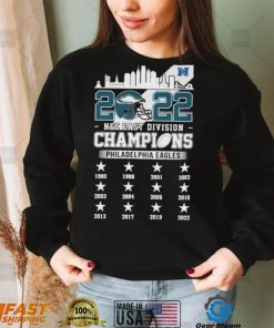 2022 NFC East Champions Philadelphia Eagles Skyline Shirt