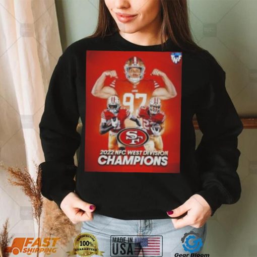 San francisco 49ers winner 2022 nfc west champions shirt