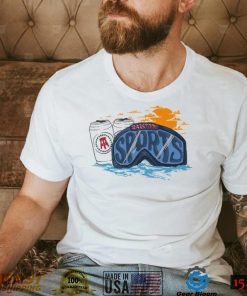 Beer and ski goggles art shirt