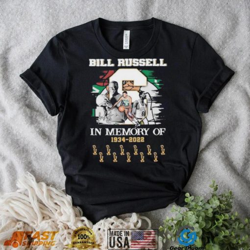 Bill Runssell In Memory Of 1934 2022 Cup Shirt