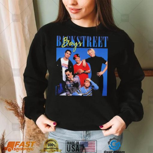 Blue Retro Homepage Bsb Boys Backstreet Boys Band Shirt