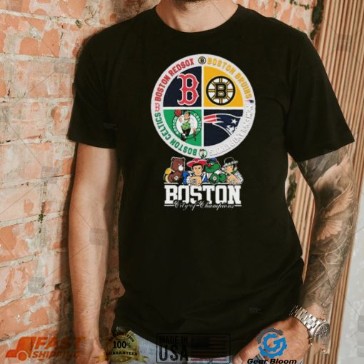 Boston Celtics Boston Red Sox Boston Bruins New England Patriots Boston City Champions Shirt