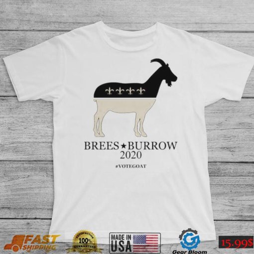 Brees Burrow 2020 Black & Gold Drew Brees Shirt