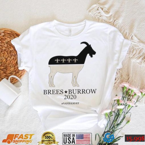 Brees Burrow 2020 Black & Gold Drew Brees Shirt