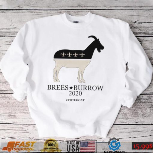 Brees Burrow 2020 Black & Gold Drew Brees Shirt