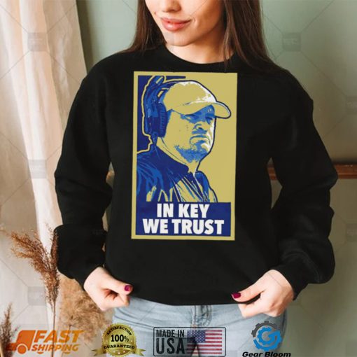 Brent Key Coach of Georgia Tech in Key we trust 2022 shirt