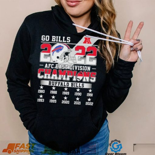 Buffalo Bills Go Bills 2022 AFC East Champions Shirt