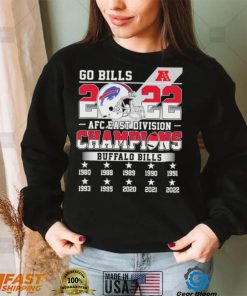 Buffalo Bills Go Bills 2022 AFC East Champions Shirt