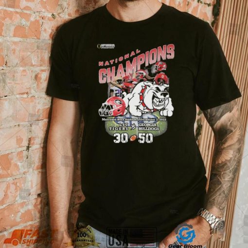 CFP National Champions Georgia Bulldogs 50 30 LSU Tigers Shirt