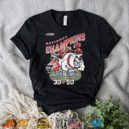 CFP National Champions Georgia Bulldogs 50 30 LSU Tigers Shirt