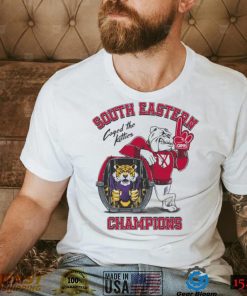 Caged The Kitties Southeastern Champions Georgia Bulldogs Shirt