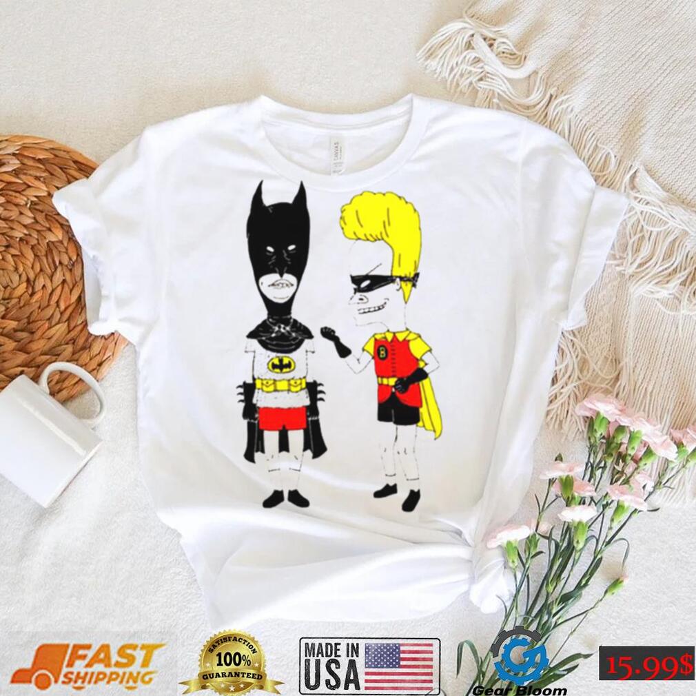 California Cartoon Batman Beavis And Butthead Shirt