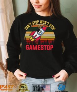 Cant Stop Wont Stop Gamestop Vintages Shirt