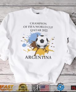 Champion Argentina Qatar World Cup 2022 T shirt Design