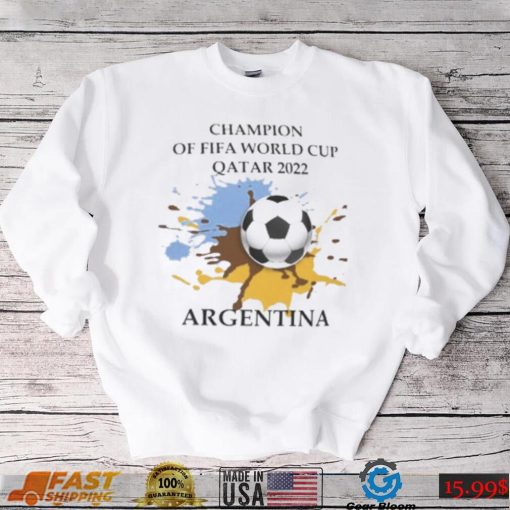 Champion Argentina Qatar World Cup 2022 T shirt Design