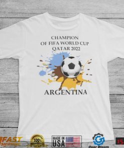 Champion Argentina Qatar World Cup 2022 T shirt Design