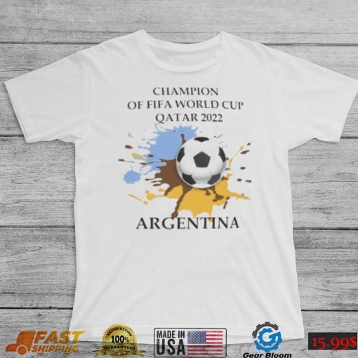 Champion Argentina Qatar World Cup 2022 T shirt Design