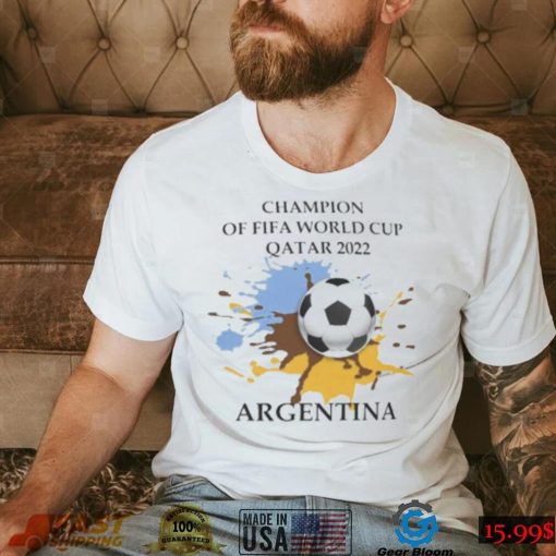 Champion Argentina Qatar World Cup 2022 T shirt Design