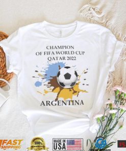 Champion Argentina Qatar World Cup 2022 T shirt Design