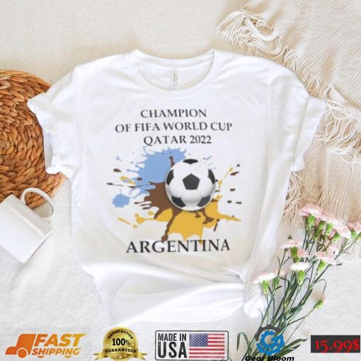 Champion Argentina Qatar World Cup 2022 T shirt Design