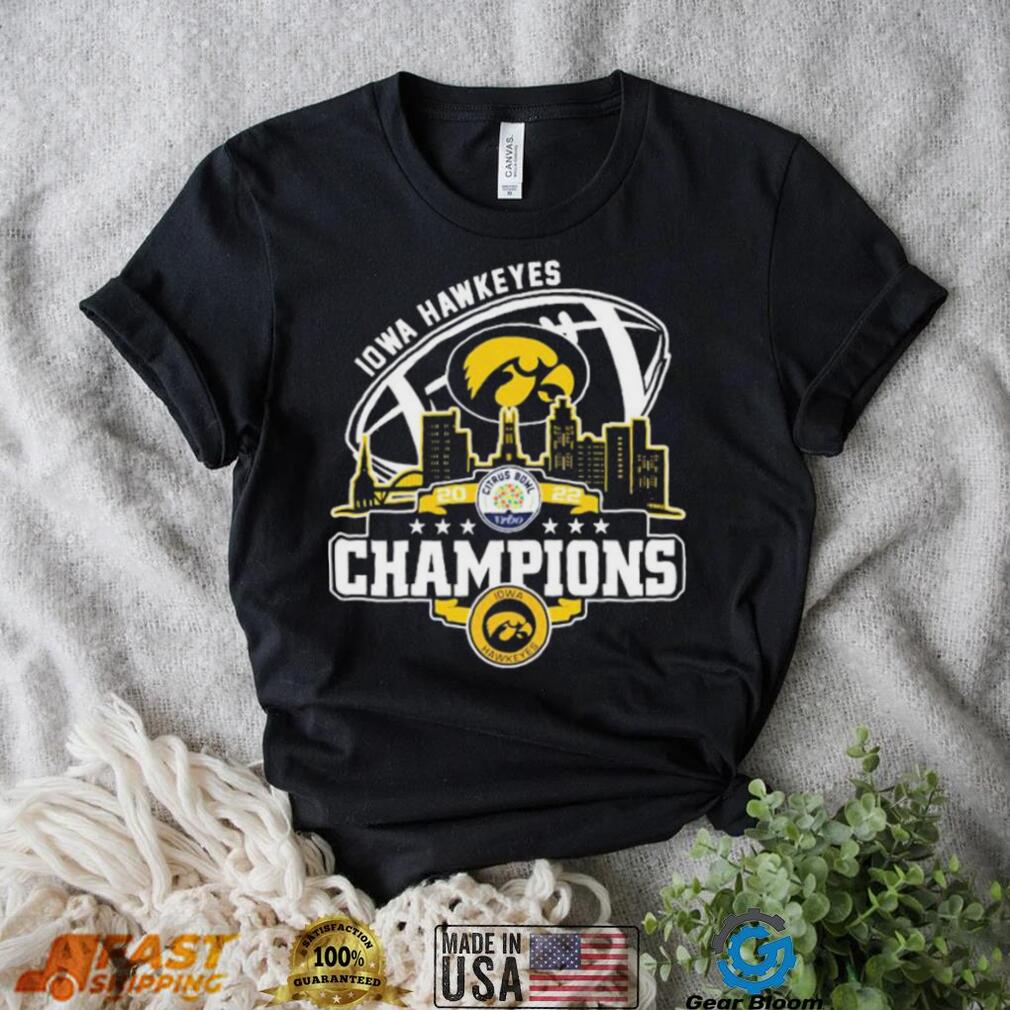 Champion Iowa Hawkeyes Logo Citrus Bowl City 2022 Shirt