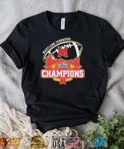 Champion Maryland Terrapins Logo Pinstripe Bowl City 2022 Shirt