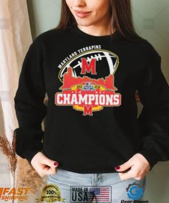 Champion Maryland Terrapins Logo Pinstripe Bowl City 2022 Shirt