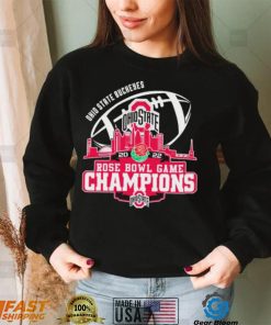 Champion Ohio State Buckeyes Logo Rose Bowl Game City 2022 Shirt