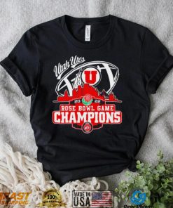 Champion Utah Utes Logo Rose Bowl Game City 2022 Shirt