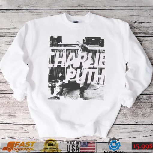 Charlie Puth Record Collection Slim Fit Charlie Puth Style Shirt