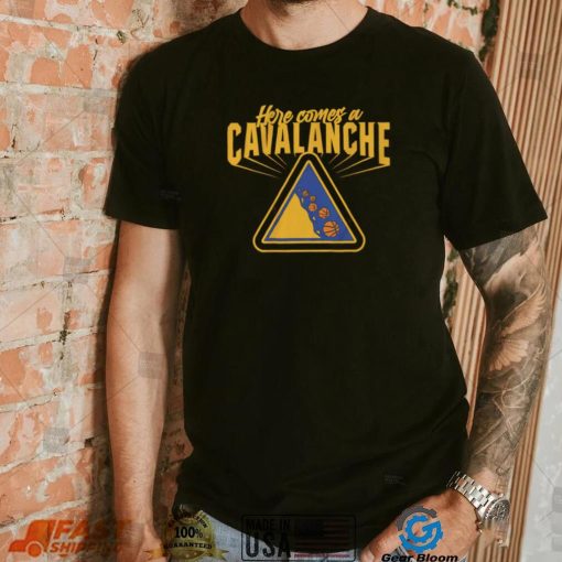 Cleveland basketball here comes a Cavalanche sport shirt
